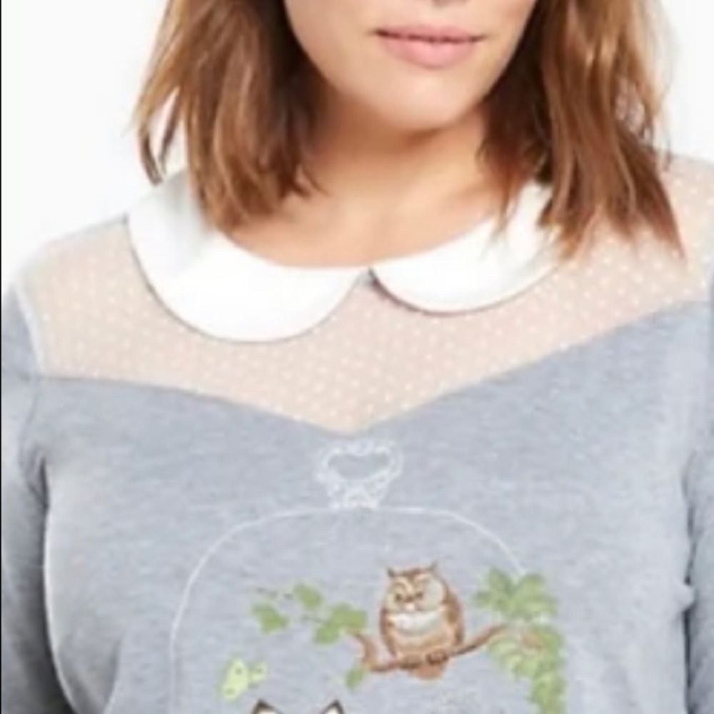Torrid Disney Bambi Sweater with collar